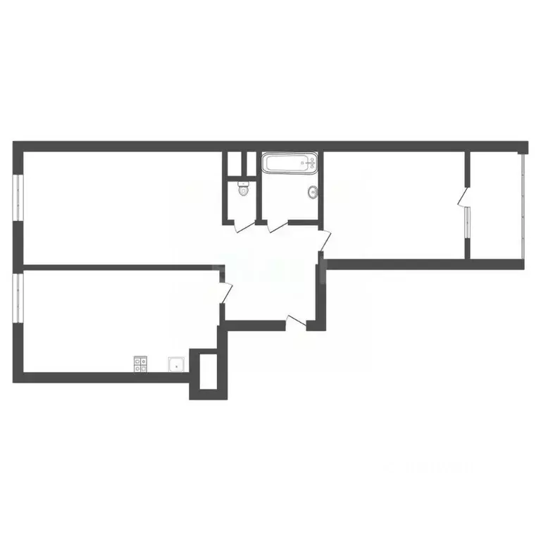 2-к кв. Тульская область, Богородицк Западный мкр, 2 (43.7 м) - Фото 1