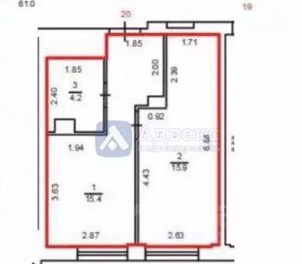 1-к кв. Тюменская область, Тюмень ул. Тимофея Чаркова, 28 (35.5 м) - Фото 2