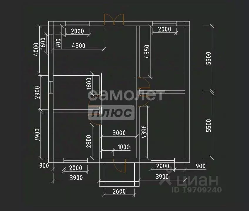 Коттедж в Курская область, Октябрьский район, Большедолженковский ... - Фото 1