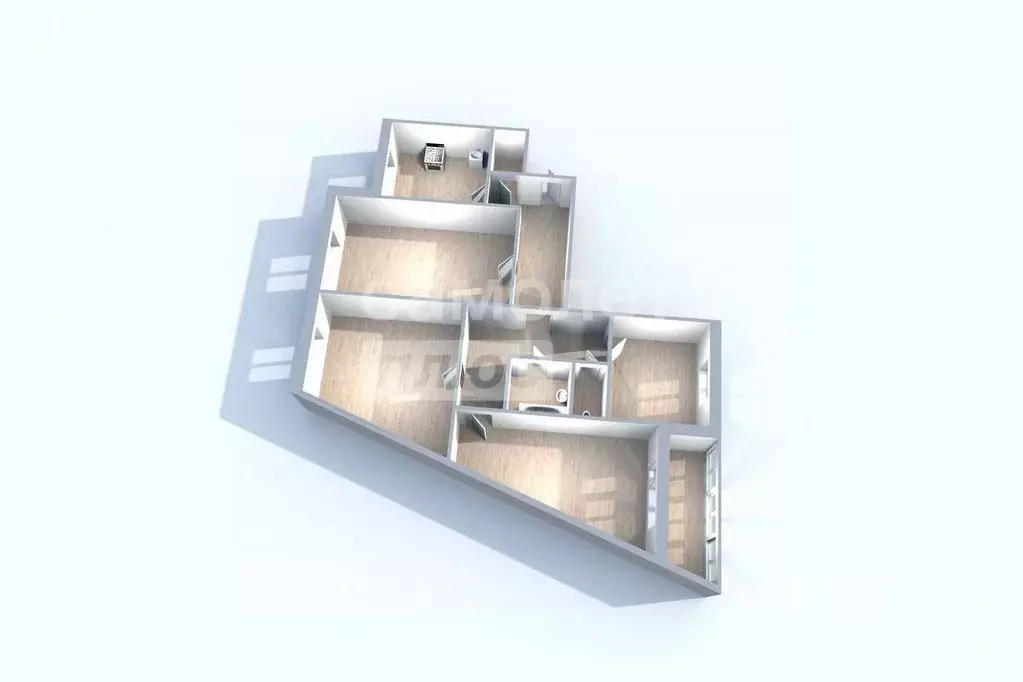 4-к кв. Тюменская область, Тюмень Восточный мкр, ул. Моторостроителей, ... - Фото 2
