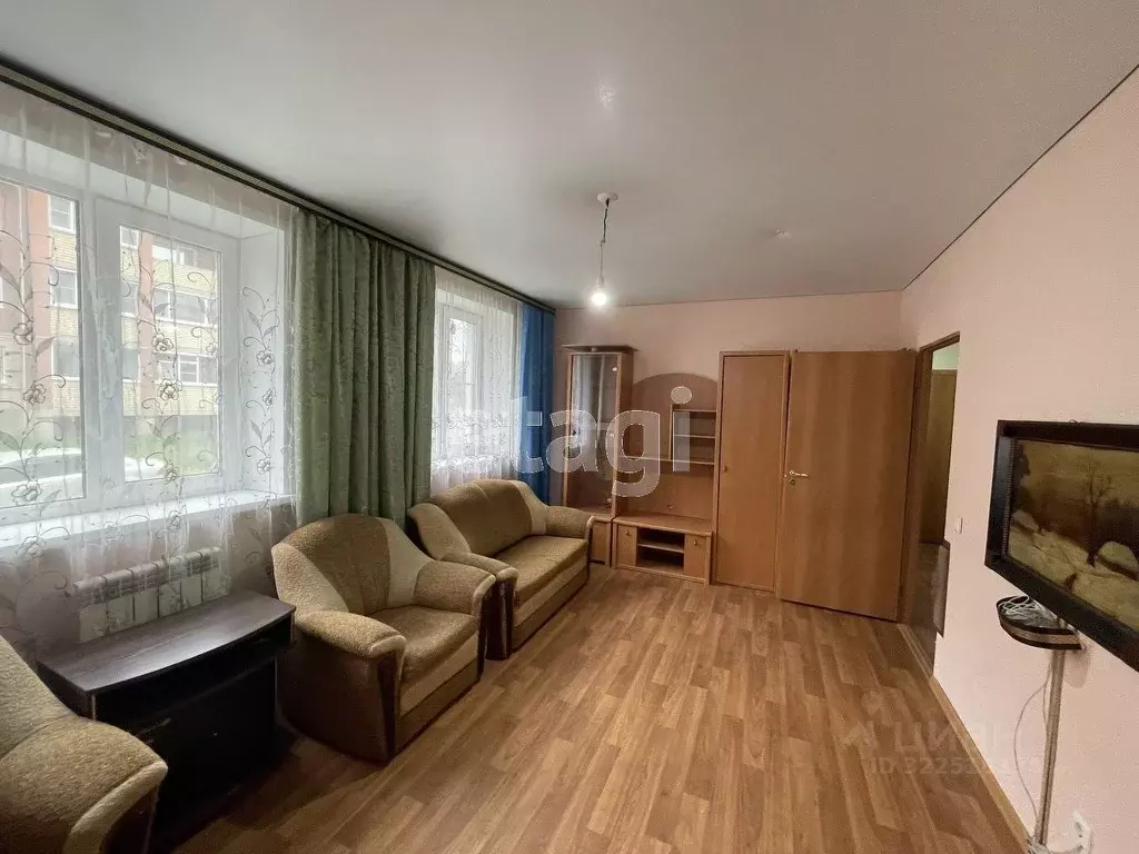 2-к кв. Вологодская область, пос. Сосновка ул. Мелиораторов, 23 (46.5 ... - Фото 1