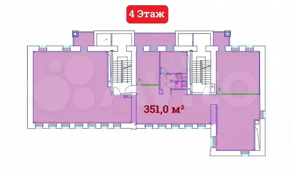 Аренда Офиса м. Сухаревская - 351,0 м - Фото 0