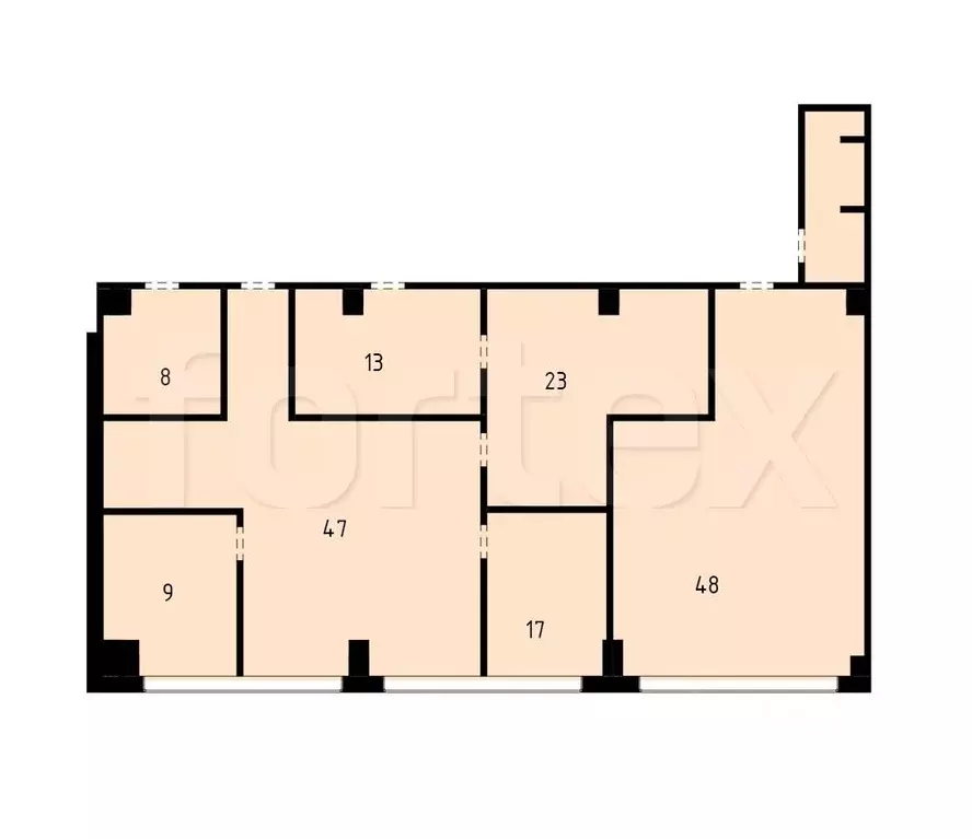 Офис в Москва ул. Кржижановского, 29к1 (163 м) - Фото 1