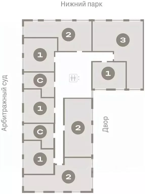 2-к кв. Липецкая область, Липецк пл. Петра Великого, 1 (63.55 м) - Фото 1