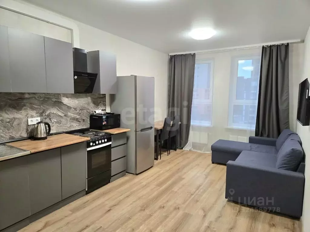 1-к кв. Тюменская область, Тюмень ул. Пожарных и Спасателей, 14 (41.0 ... - Фото 2