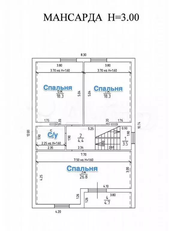 Дом 168 м на участке 10 сот. - Фото 1