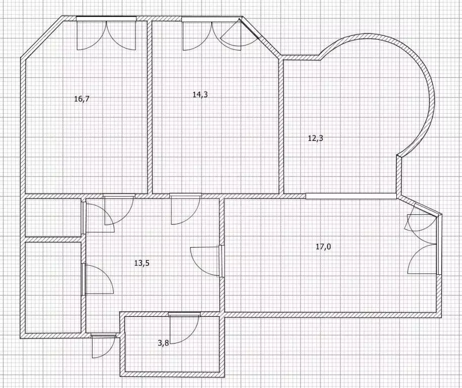 3-к кв. Оренбургская область, Оренбург ул. Чкалова, 53/3 (90.0 м) - Фото 2