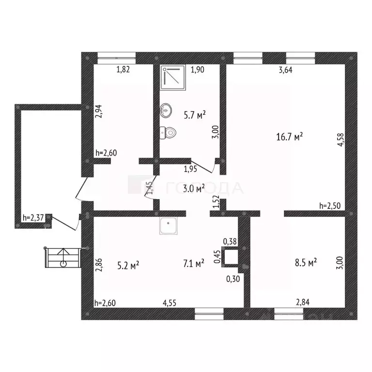 Дом в Кемеровская область, Новокузнецк Одесская ул., 38 (41 м) - Фото 2