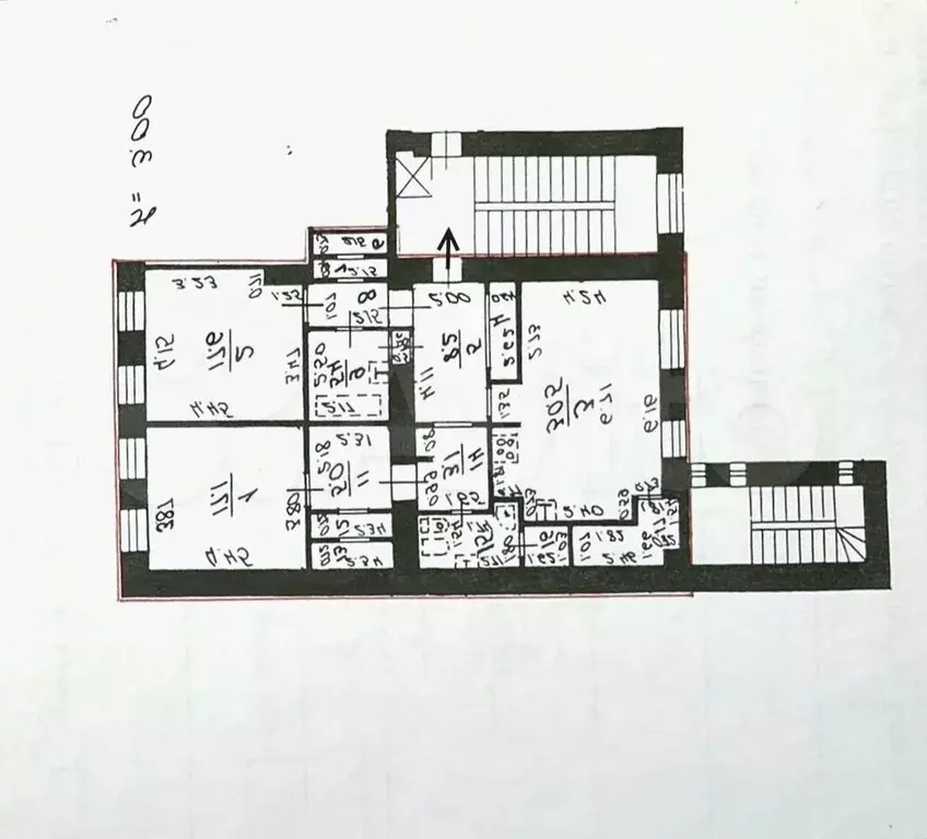 2-к. квартира, 108,4 м, 6/6 эт. - Фото 0