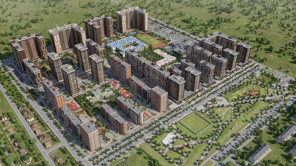 2-к квартира, 67.4 м - Фото 1
