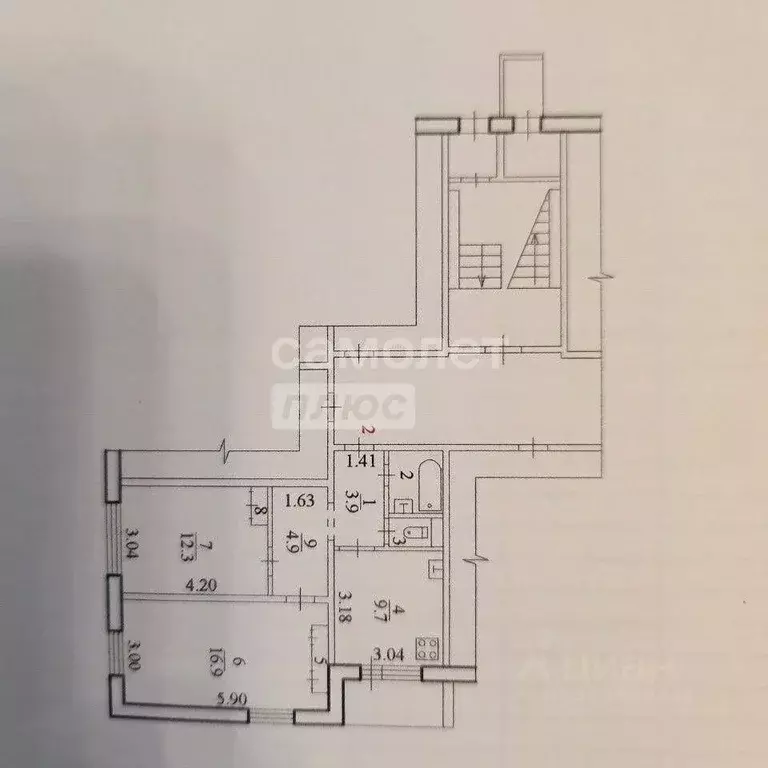 2-к кв. Амурская область, Благовещенск Релочный пер., 10 (54.0 м) - Фото 1