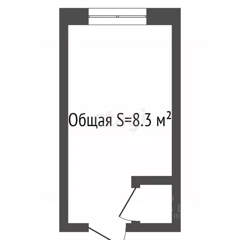 Комната Брянская область, Брянск ул. Ульянова, 13А (8.3 м) - Фото 1