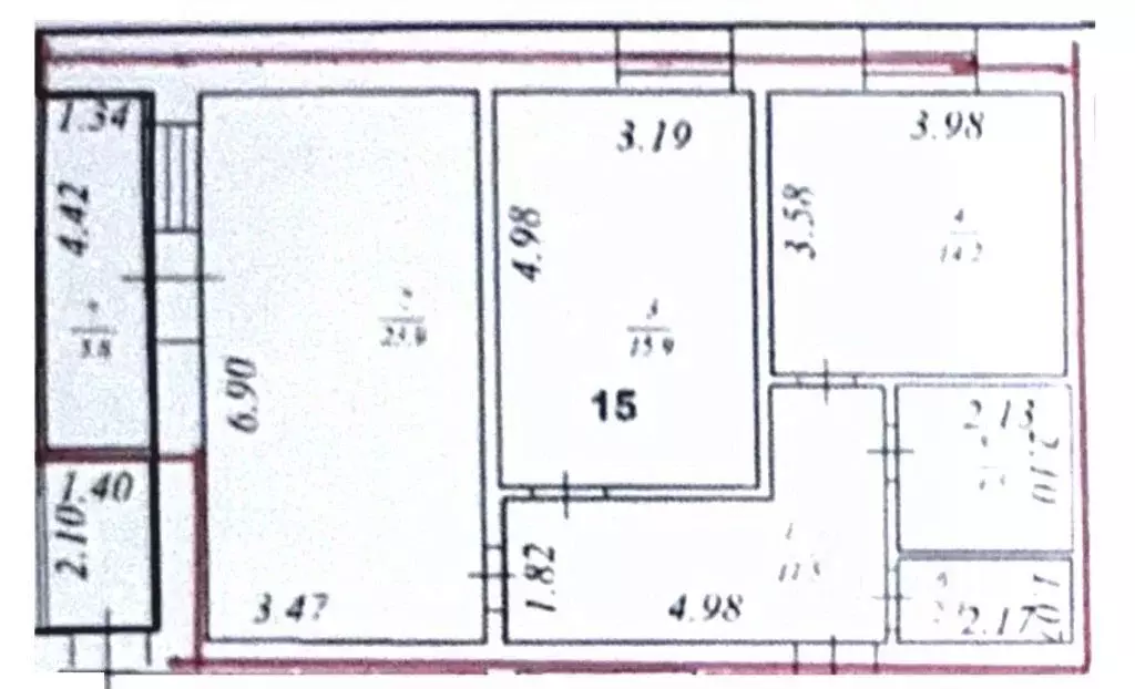 2-к кв. Тверская область, Тверь Пожарная пл., 5 (77.0 м) - Фото 1