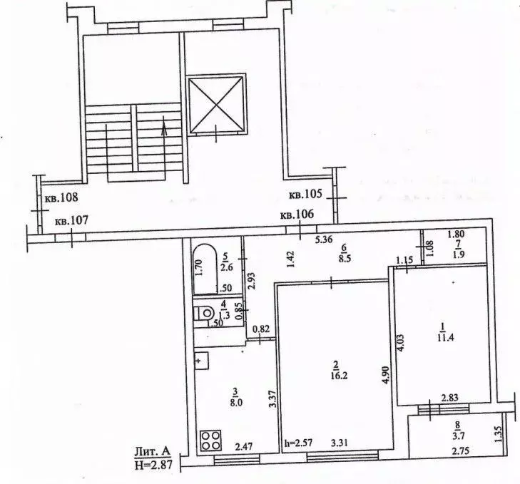 2-к кв. Краснодарский край, Армавир ул. Кирова, 98 (50.0 м) - Фото 1
