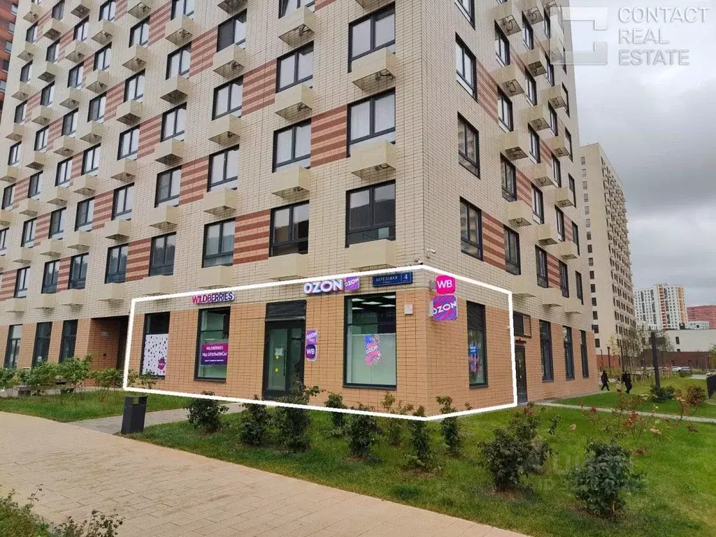 Торговая площадь в Московская область, Одинцово ул. Березовая, 4к1 (98 ... - Фото 1