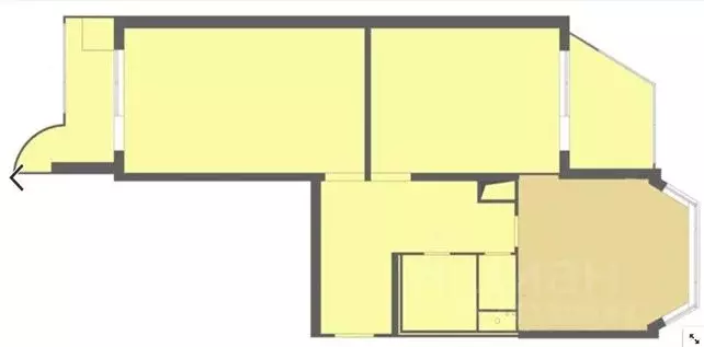 2-к кв. Московская область, Балашиха ул. Твардовского, 12 (67.2 м) - Фото 1