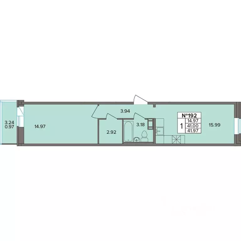 1-к кв. Ленинградская область, Всеволожский район, д. Новое Девяткино, ... - Фото 1