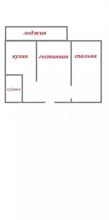 2-к. квартира, 47,4 м, 3/9 эт. - Фото 0
