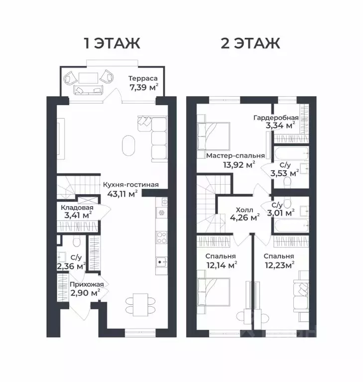 Таунхаус в Владимирская область, Ковровский район, Доброград ... - Фото 2