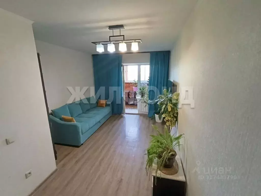 1-к кв. Новосибирская область, Новосибирск Широкая ул., 19/1 (32.5 м) - Фото 0