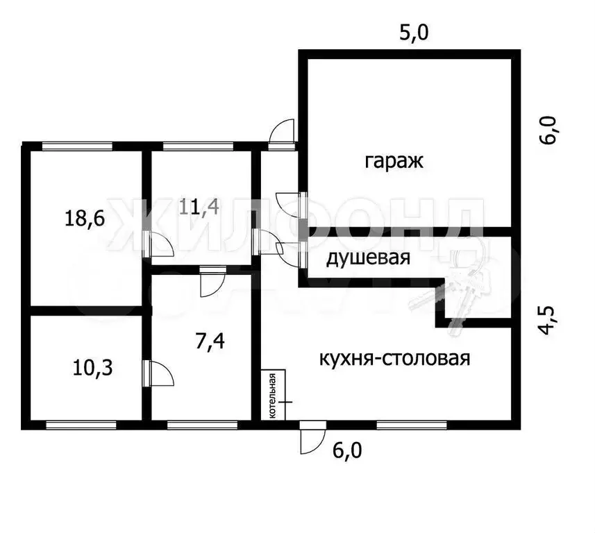 Дом 75,7 м на участке 3 сот. - Фото 0