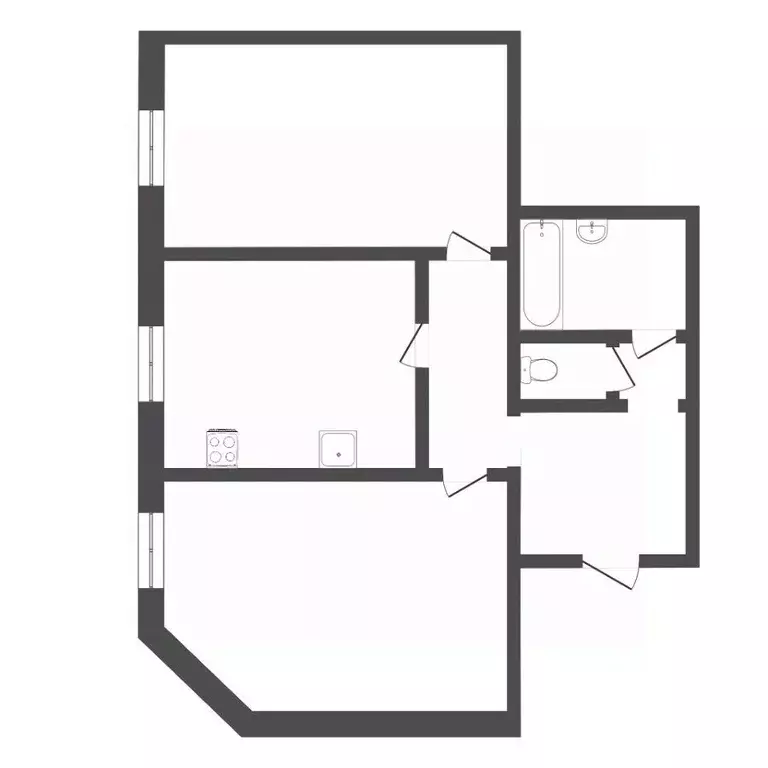 2-к кв. Тюменская область, Тюмень ул. Червишевский Тракт, 31/1 (58.4 ... - Фото 1