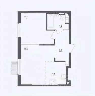 2-к кв. Московская область, Мытищи ул. Стрельбище Динамо, 10 (42.4 м) - Фото 2