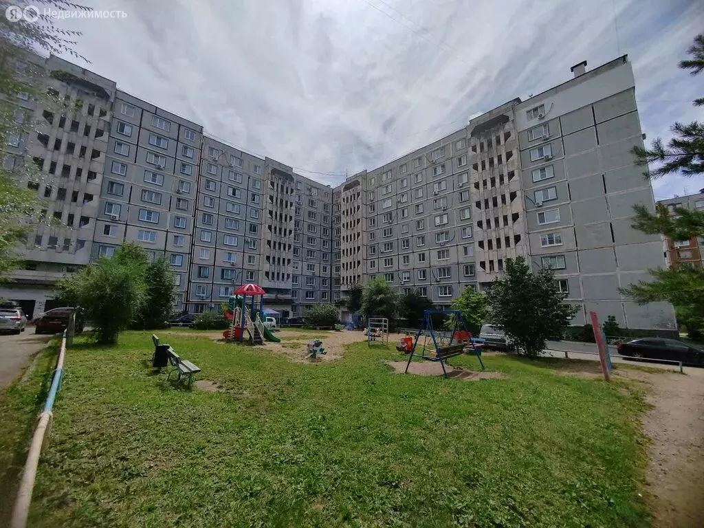 3-комнатная квартира: Хабаровск, микрорайон Южный, улица Ворошилова, 7 ... - Фото 0