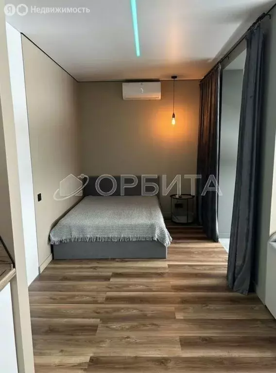 Квартира-студия: Тюмень, микрорайон Зарека, улица Лермонтова, 6 (30.1 ... - Фото 1