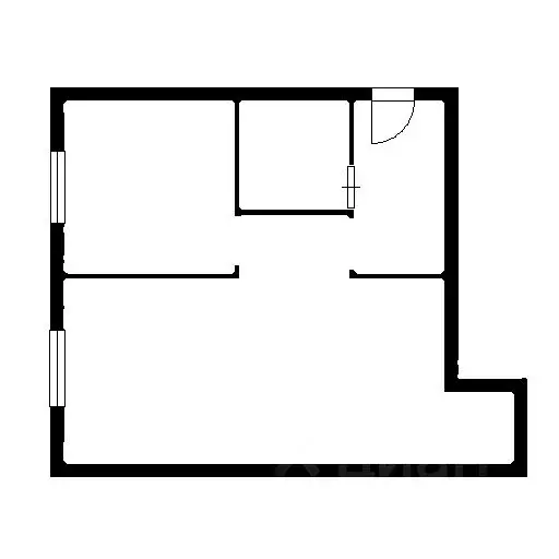 1-к кв. Башкортостан, Уфа ул. Комарова, 36Б (32.3 м) - Фото 1