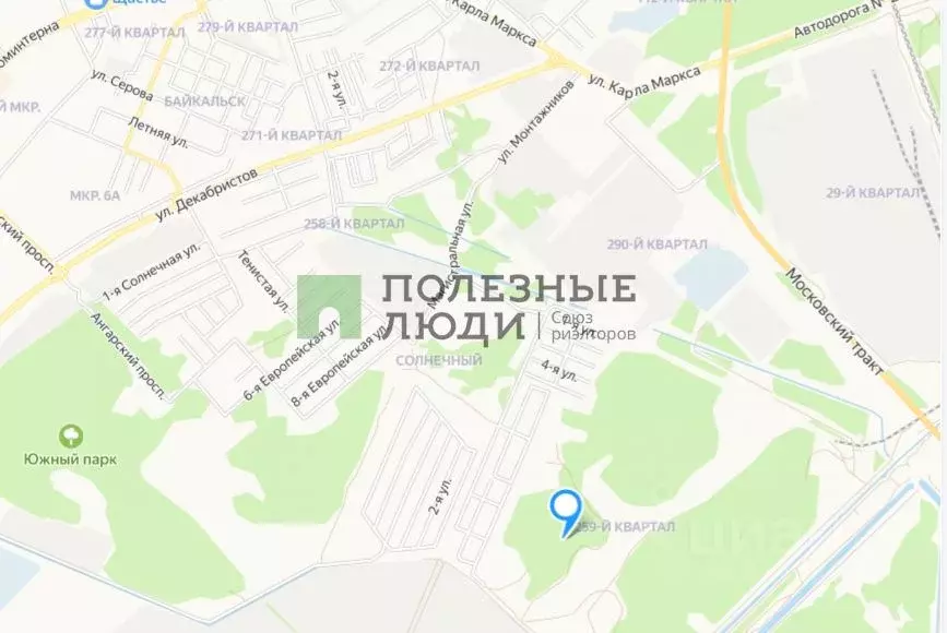 Участок в Иркутская область, Ангарск 259-й кв-л,  (10.0 сот.) - Фото 0