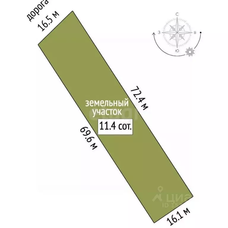 Участок в Тюменская область, Тобольский муниципальный округ, с. ... - Фото 2