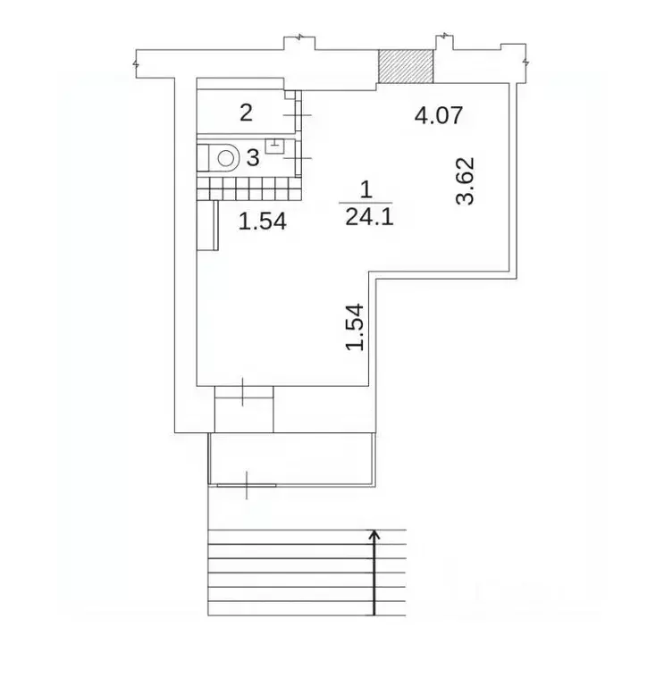 Помещение свободного назначения в Москва ул. Мастеркова, 3 (32 м) - Фото 2