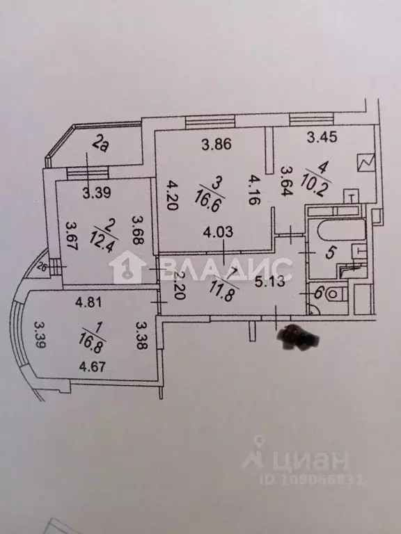 3-к кв. Москва Рублевское ш., 70к1 (73.0 м) - Фото 1