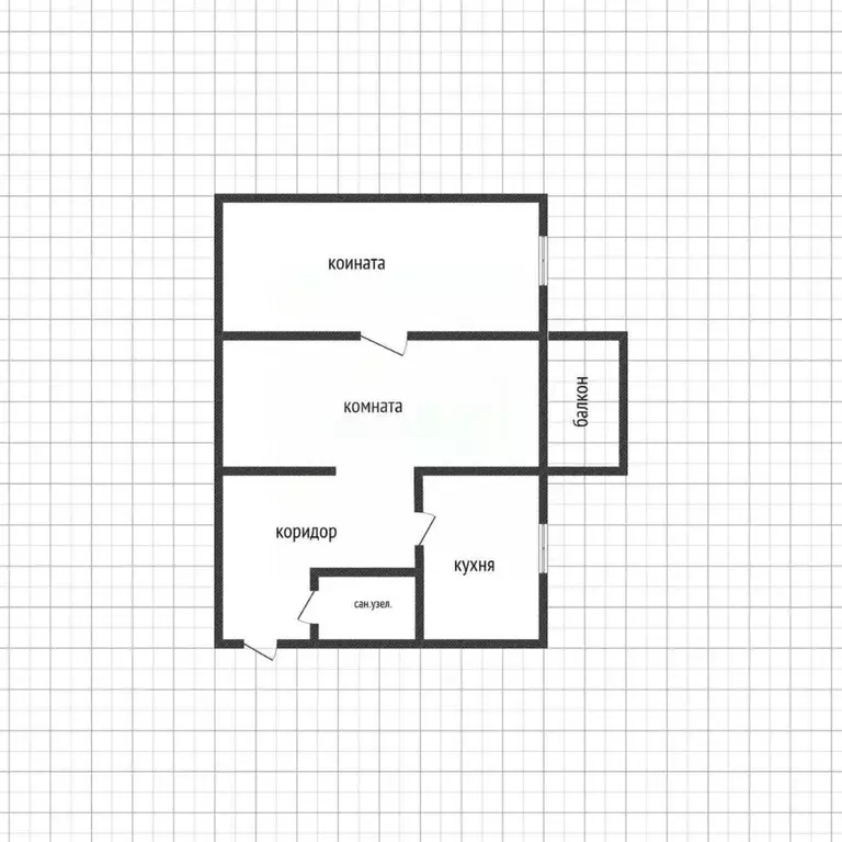 2-к кв. Белгородская область, Ивня рп ул. Мира, 9 (44.0 м) - Фото 2