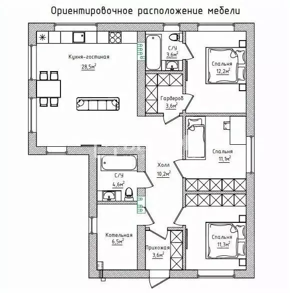 Коттедж в Ивановская область, Ивановский район, Беляницкое с/пос, д. ... - Фото 2