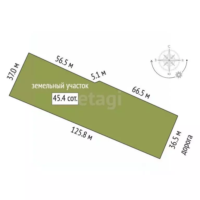 Участок в Тюменская область, Исетский муниципальный округ, с. Денисово ... - Фото 2