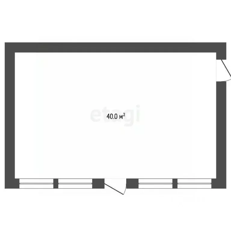 Торговая площадь в Башкортостан, Стерлитамак просп. Октября, 77 (40 м) - Фото 1