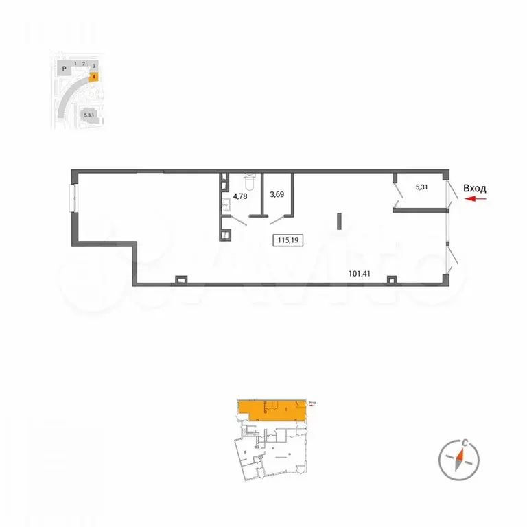 Продажа помещения свободного назначения 115 м2 - Фото 0