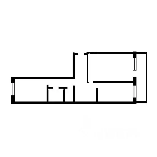 1-к кв. Татарстан, Казань ул. Калинина, 32 (38.0 м) - Фото 2