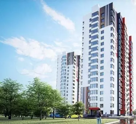 1-к. квартира, 25,7 м, 15/17 эт. - Фото 1