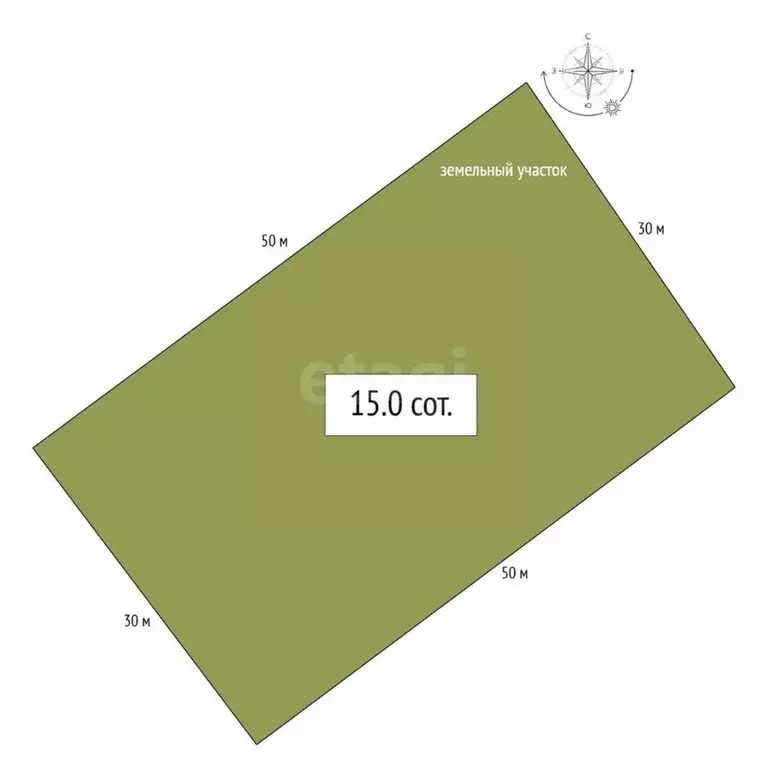 Участок в Алтай, Майминский район, с. Бирюля ул. Таркольская, 5 (15.0 ... - Фото 2