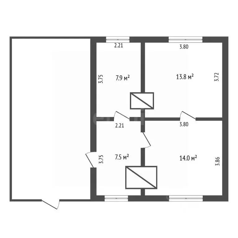 Дом в Тюменская область, Исетский муниципальный округ, с. Верхний ... - Фото 1