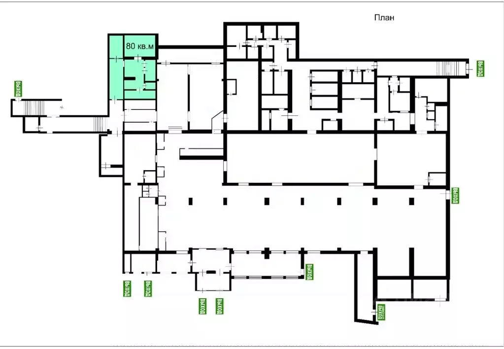 Торговая площадь в Карелия, Петрозаводск Октябрьский просп., 2 (80 м) - Фото 1