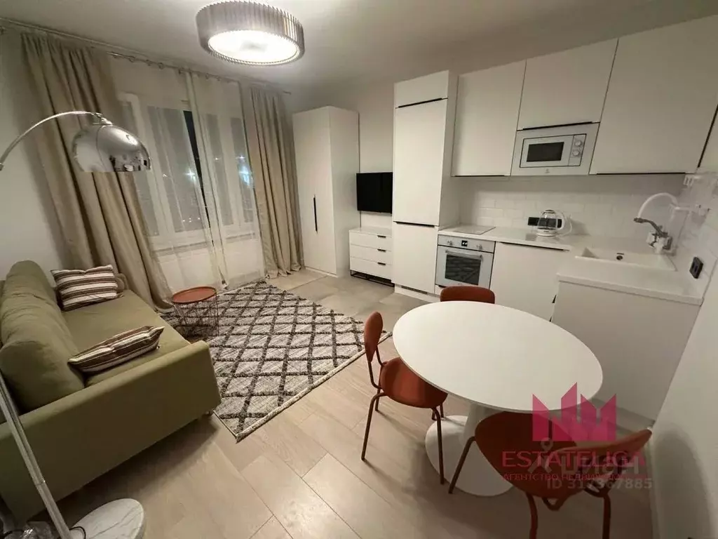 Студия Москва ул. Берзарина, 32А (24.4 м) - Фото 1