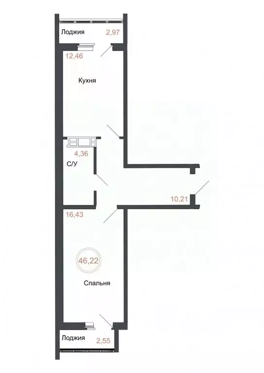 1-к кв. Челябинская область, Челябинск Днепропетровская ул., 5.4.1 ... - Фото 0
