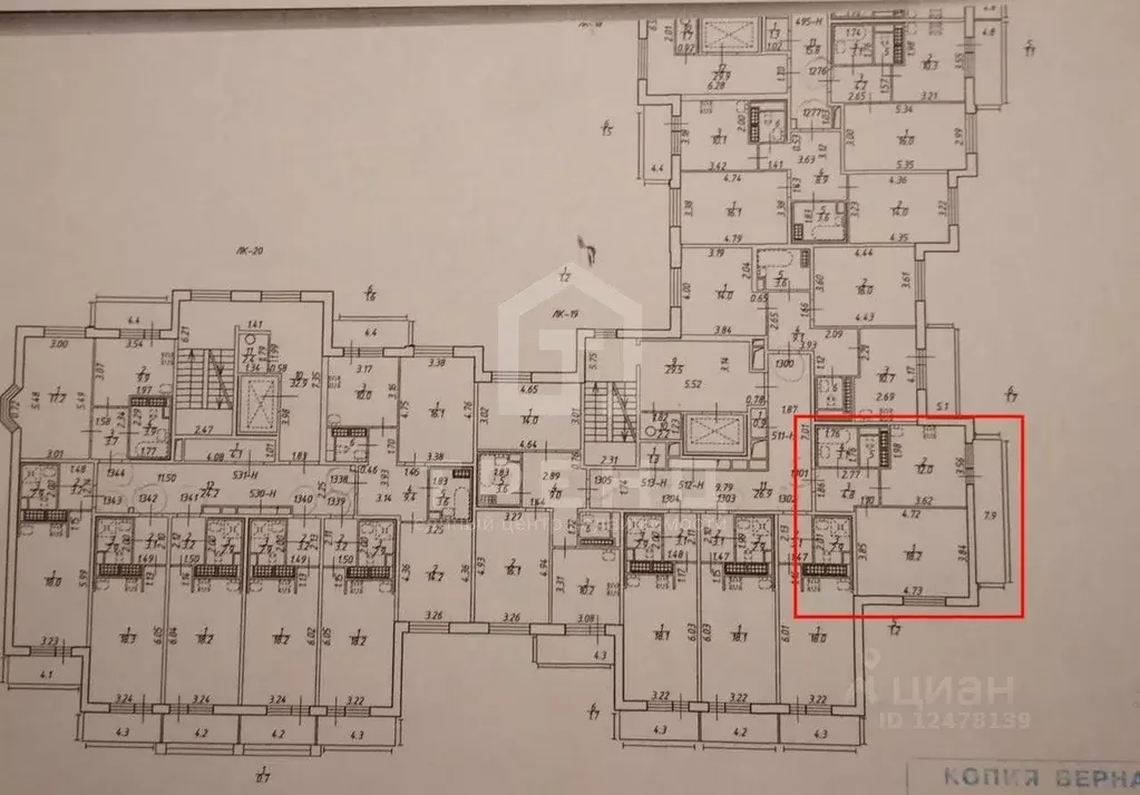1-к кв. Санкт-Петербург ул. Адмирала Черокова, 20 (39.3 м) - Фото 2