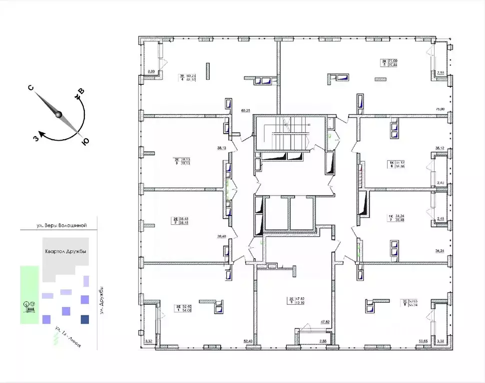 1-к кв. Кемеровская область, Кемерово ул. Дружбы, 11 (35.12 м) - Фото 2