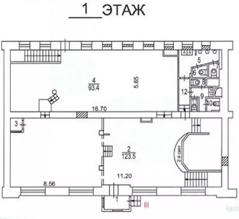 Помещение свободного назначения в Москва Тверская ул., 30/2С1 (613 м) - Фото 1