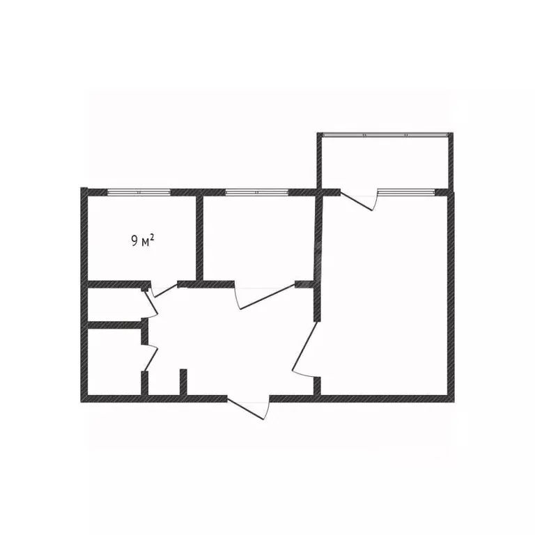 2-к кв. Белгородская область, Белгород Железнодорожная ул., 129 (53.0 ... - Фото 2